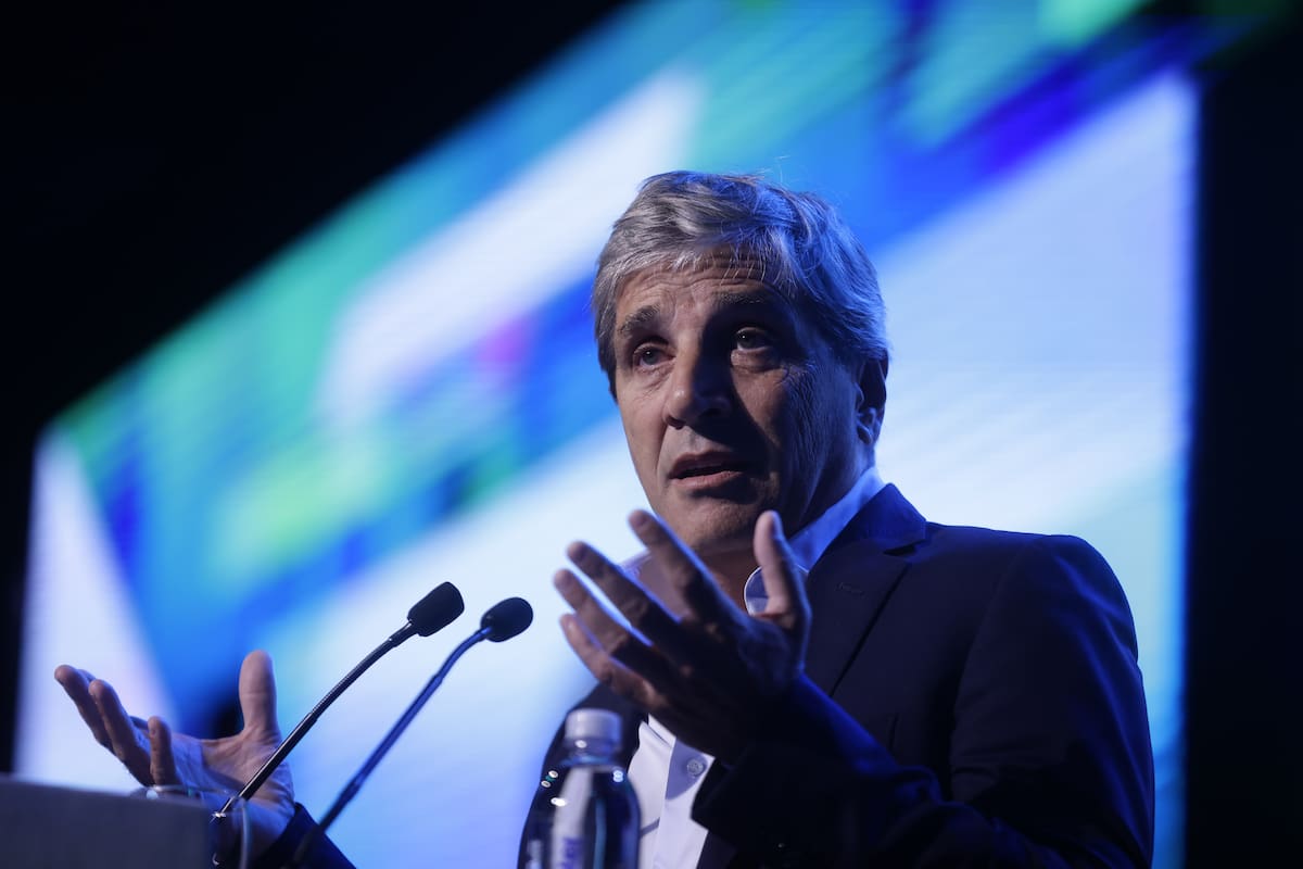 El ministro de Economía, Luis Caputo