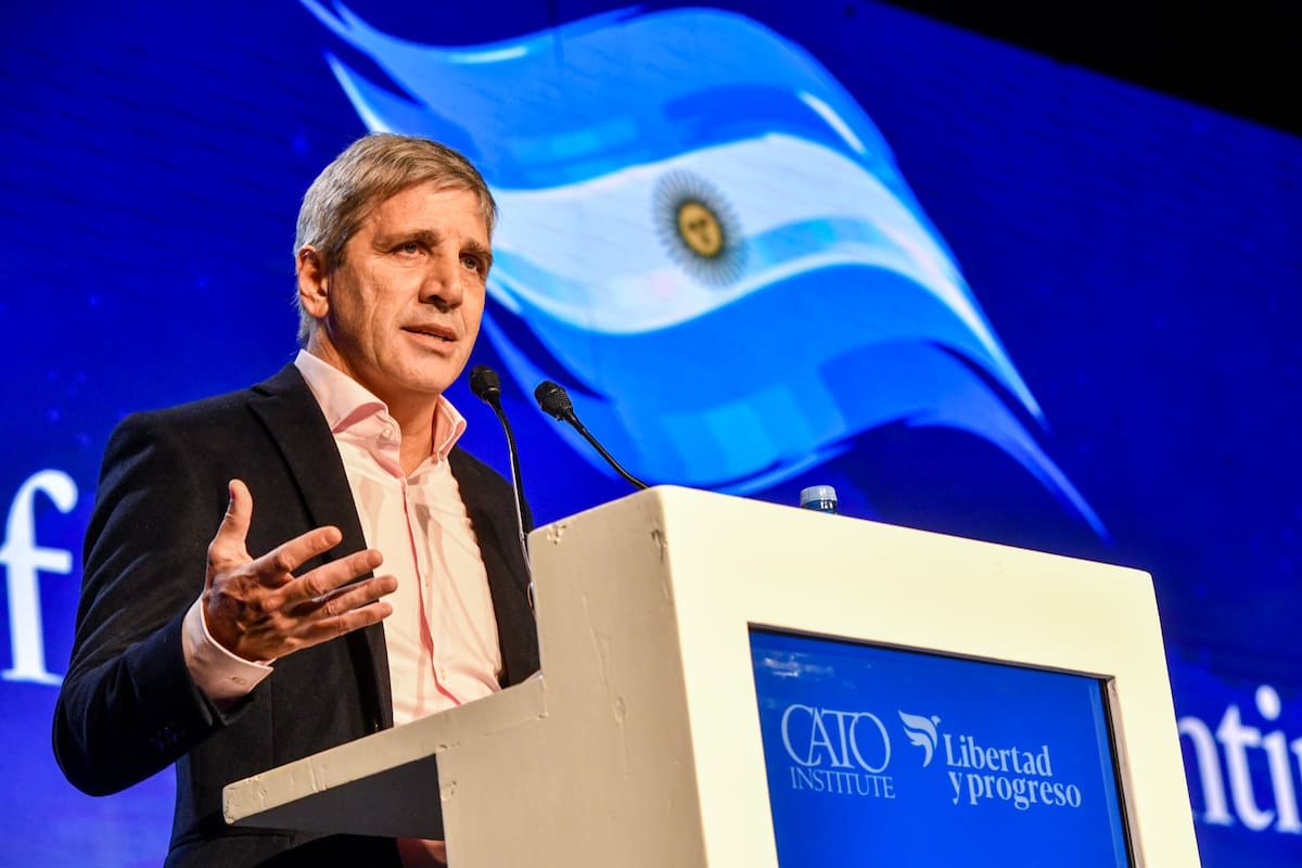 El ministro de Economía, Luis Caputo.