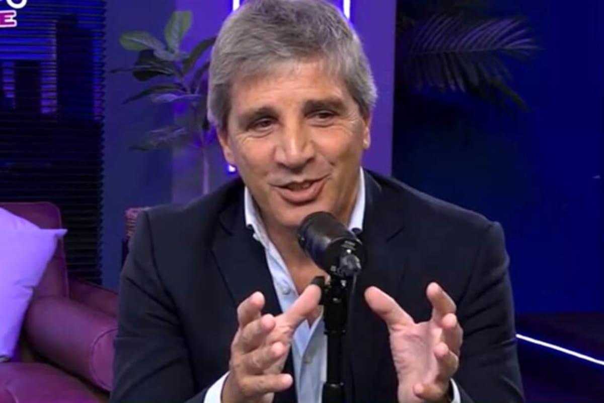 El ministro de Economía, Luis Caputo