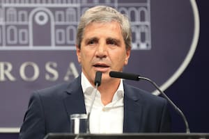 El ministro de Economía, Luis Caputo