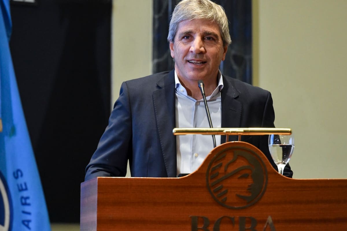 El ministro de Economía, Luis Caputo