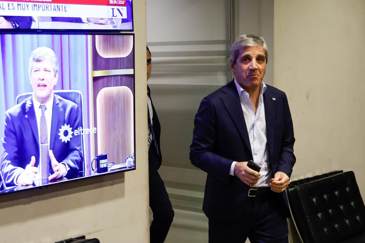 El ministro de Economía, Luis Caputo