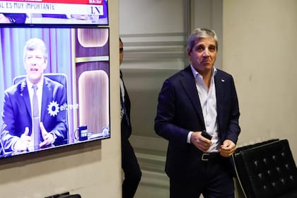 El ministro de Economía, Luis Caputo