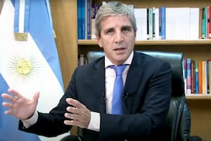 El ministro de Economía, Luis Caputo