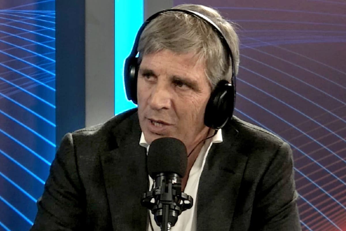 El ministro de Economía, Luis Caputo,