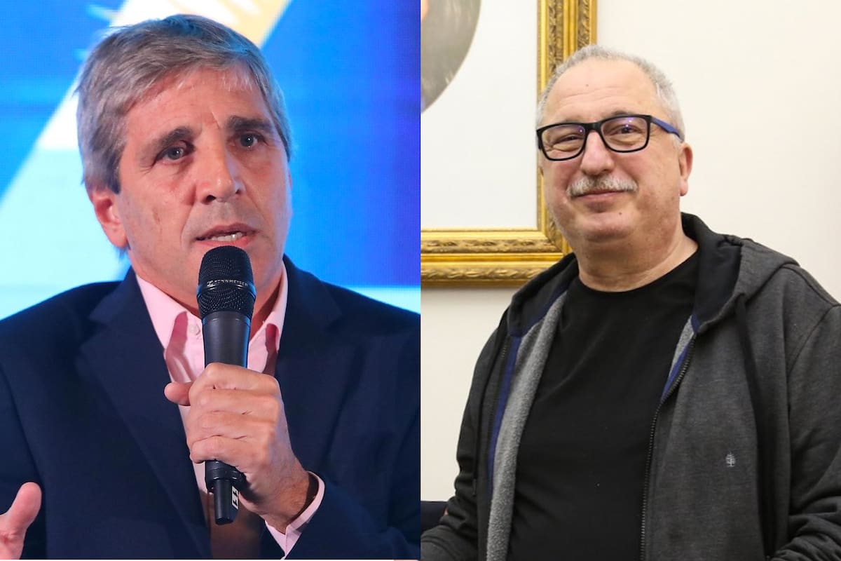 El ministro de Economía, Luis Caputo, y el gobernador de Misiones, Hugo Passalacqua