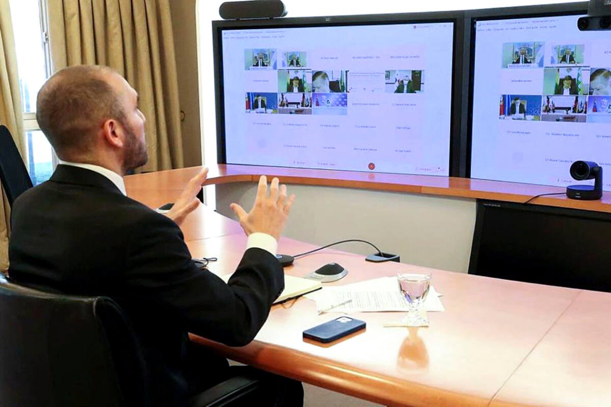 El Ministro de Economía, Martín Guzmán