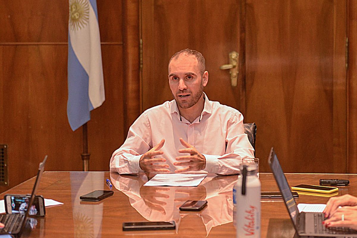 El ministro de economía, Martín Guzmán