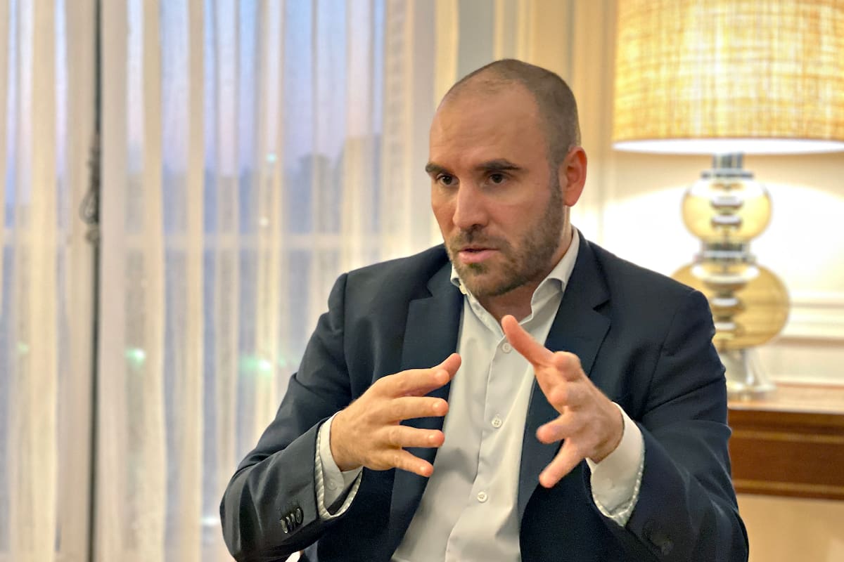 El ministro de economía, Martín Guzmán