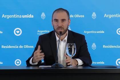 El ministro de Economía, Martín Guzmán.