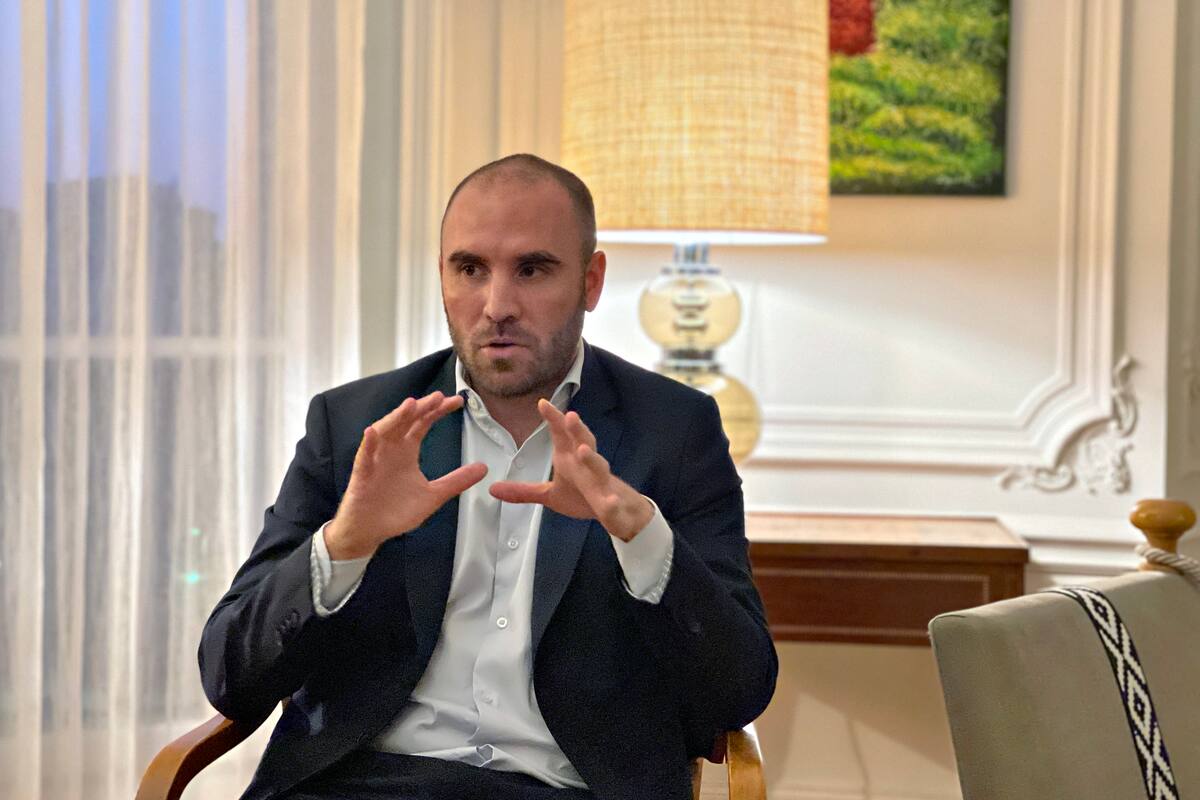 El ministro de Economía, Martín Guzmán