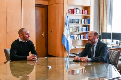El ministro de Economía, Martín Guzmán, se reunió ayer con el gobernador de Formosa, Gildo Insfrán