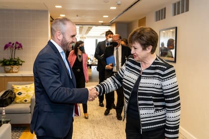 El ministro de Economía Martín Guzmán se reunión hoy con Kristalina Georgieva, titular del FMI