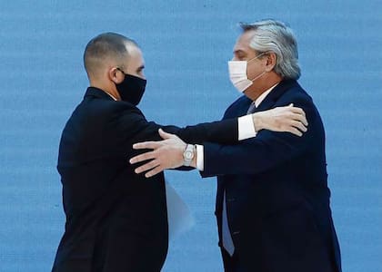 El ministro de Economía, Martín Guzmán, y el presidente Alberto Fernández