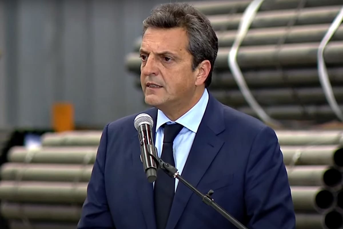 El ministro de Economía, Sergio Massa