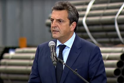 El ministro de Economía, Sergio Massa