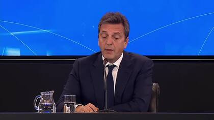 El ministro de Economía, Sergio Massa