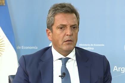 El ministro de Economía, Sergio Massa.