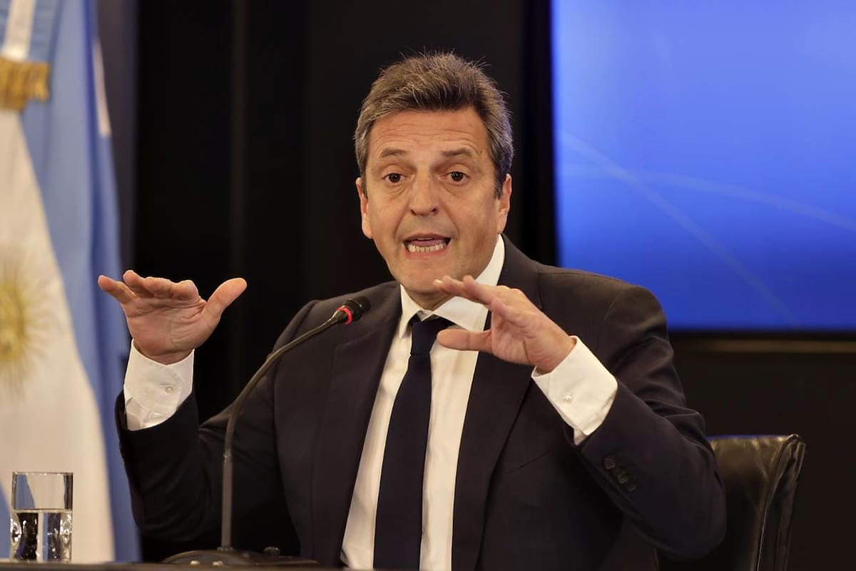 El ministro de Economía, Sergio Massa