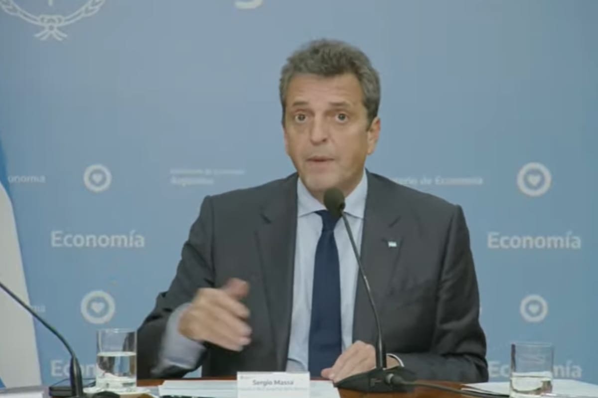 El ministro de Economía, Sergio Massa