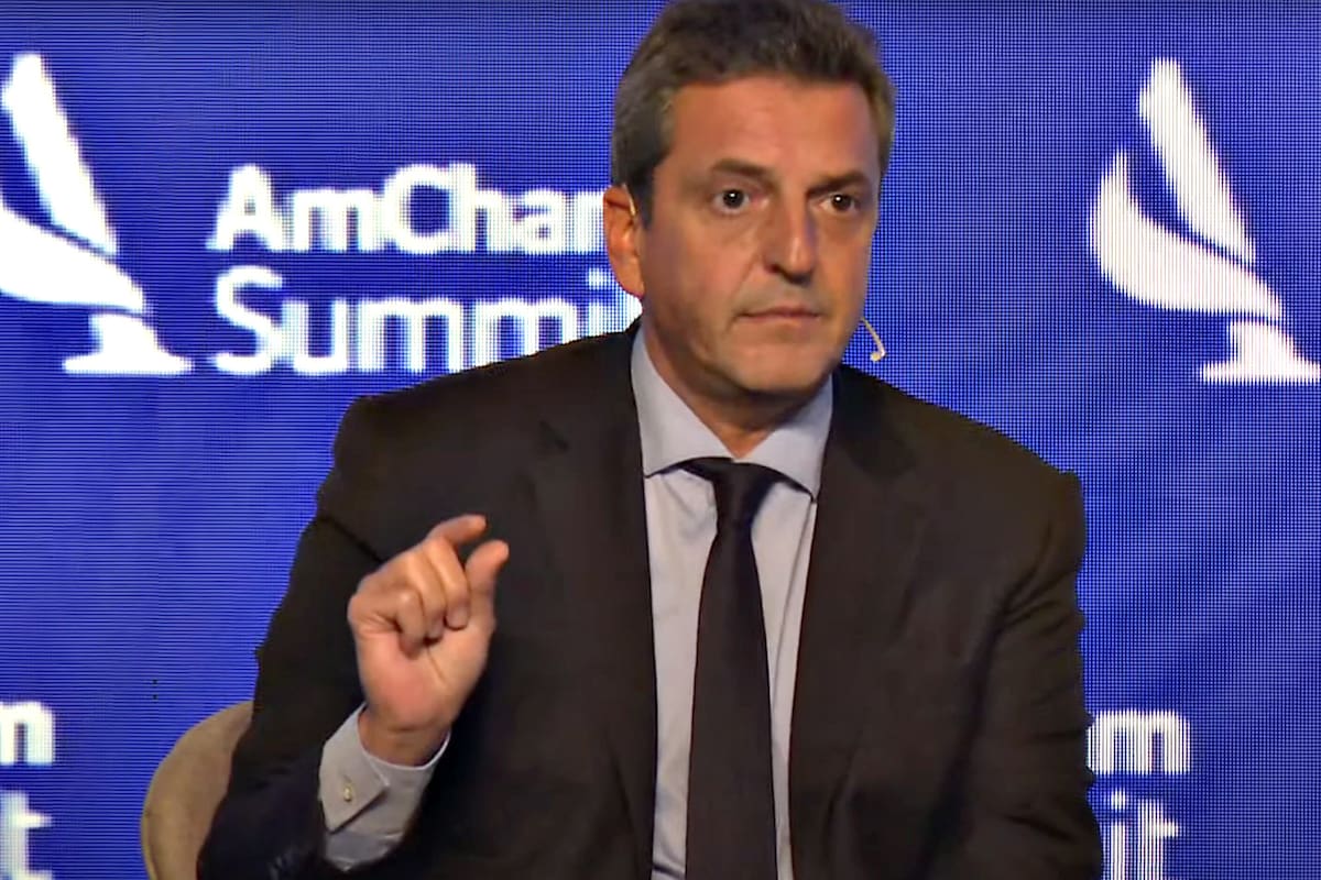 El ministro de Economía, Sergio Massa.