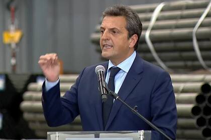 El ministro de Economía, Sergio Massa