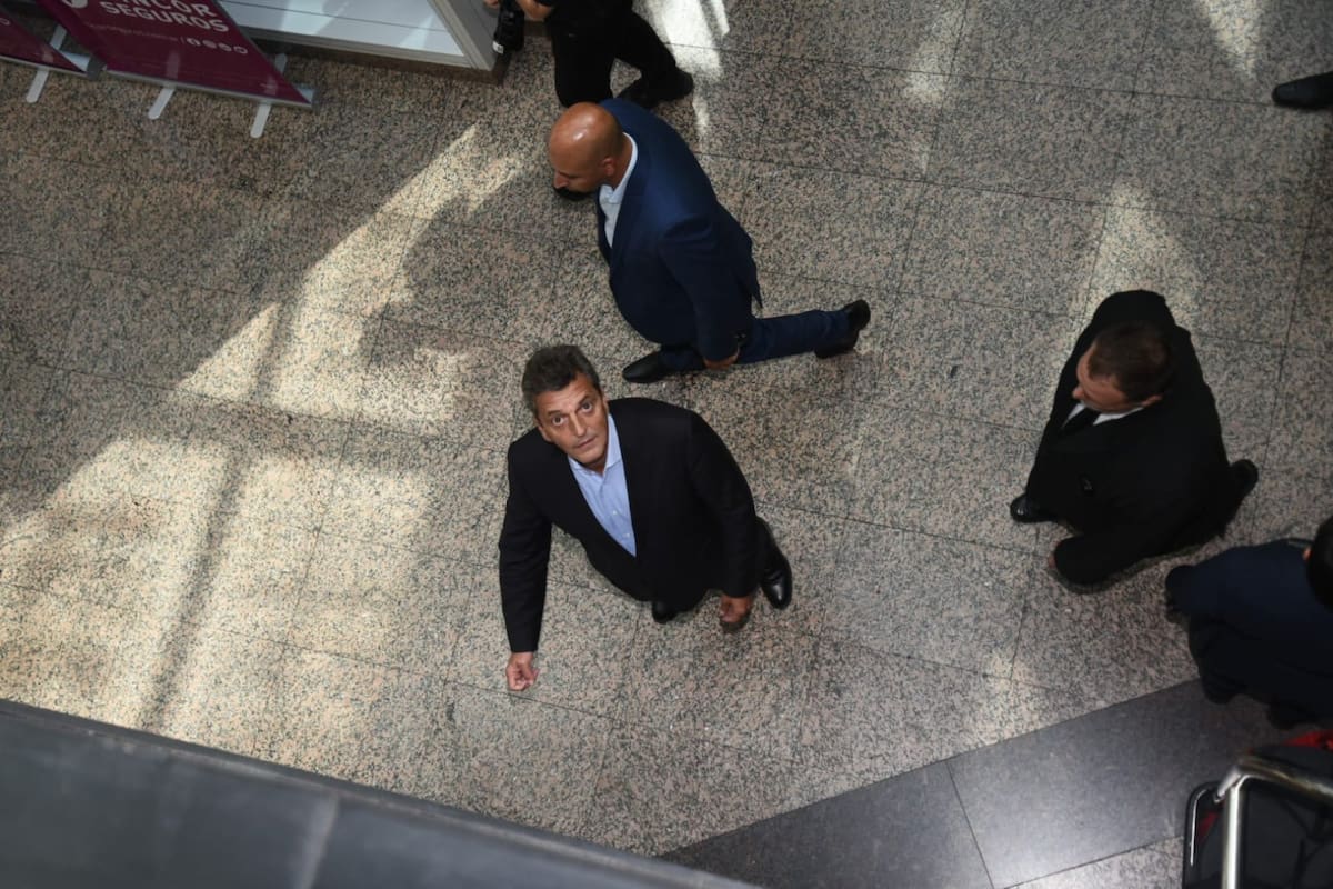 El ministro de Economía, Sergio Massa, en una reciente visita a Mendoza