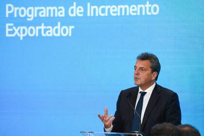 El ministro de Economía, Sergio Massa, presentó el dólar agro la semana pasada