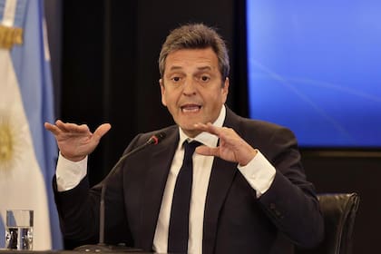 El ministro de Economía, Sergio Massa. Según trascendió, hará los anuncios para porcinos y avícolas
