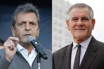 El ministro de Economía, Sergio Massa, y el titular de la AFIP, Carlos Castagneto