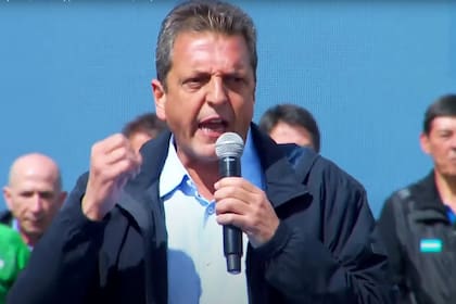 El ministro de Economía y candidato a presidente de Unión por la Patria, Sergio Massa