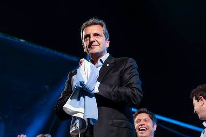 El ministro de Economía y candidato presidencial, Sergio Massa