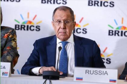 El ministro de Exteriores de Rusia, Sergei Lavrov.