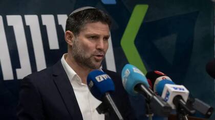 El ministro de Finanzas israelí, Bezalel Smotrich.