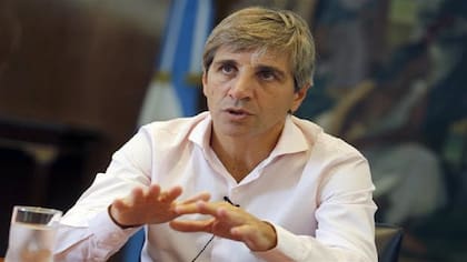 El ministro de Finanzas, Luis Caputo