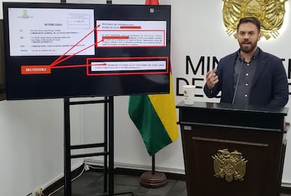 El ministro de Gobierno de Bolivia, Eduardo del Castillo