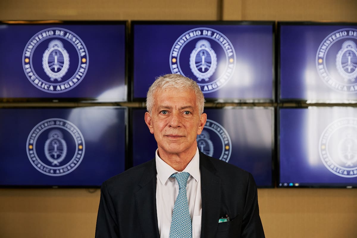 El ministro de Justicia Cúneo Libarona.
