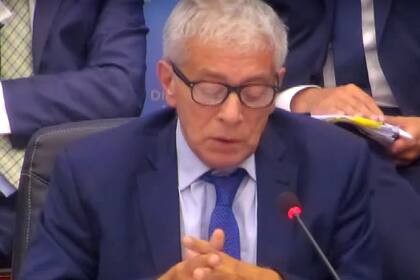 El ministro de Justicia de la Nación, Mariano Cúneo Libarona, participó del plenario de comisiones para el debate de la Ley Ómnibus