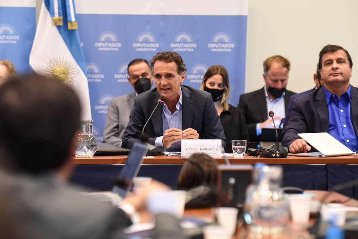 El ministro de Obras Públicas, Gabriel Katopodis, expuso hoy ante la comisión de Presupuesto de la Cámara baja