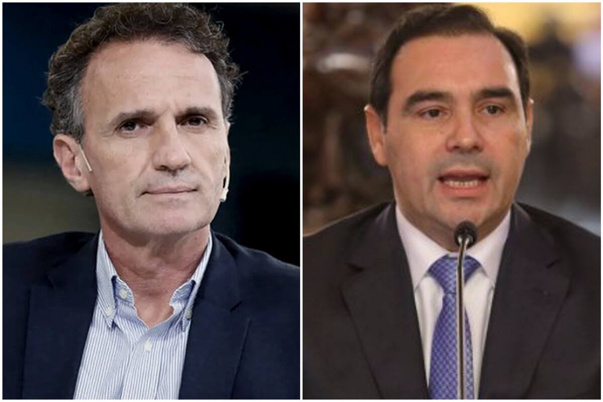 El ministro de Obras Públicas, Gabriel Katopodis, y el gobernador de Corrientes, Gustavo Valdés