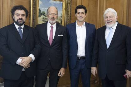 El ministro De Pedro recibió a las autoridades de la DAIA en febrero