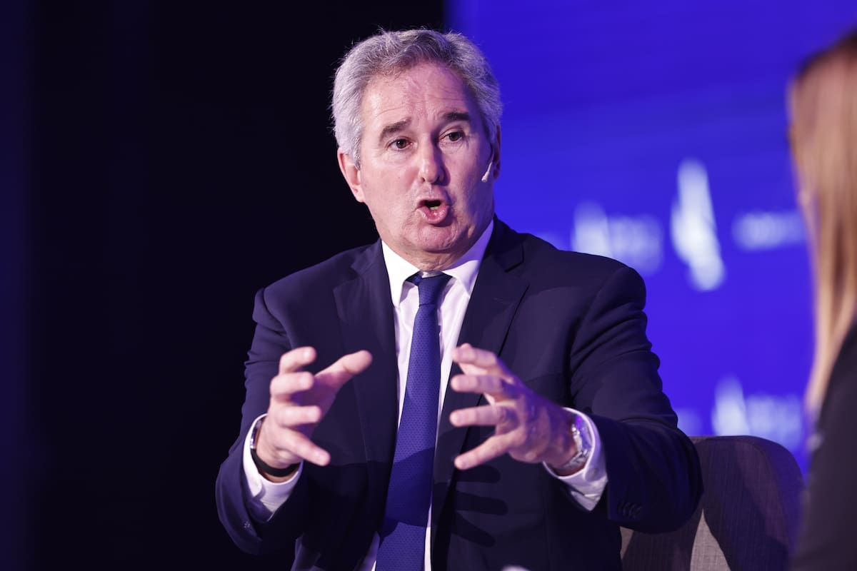 El ministro de Relaciones Exteriores, Comercio Internacional y Culto, Pablo Quirno, en el AmCham Summit