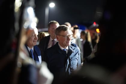 El ministro de Relaciones Exteriores de Alemania, Johann Wadephul, durante su visita a la Argentina