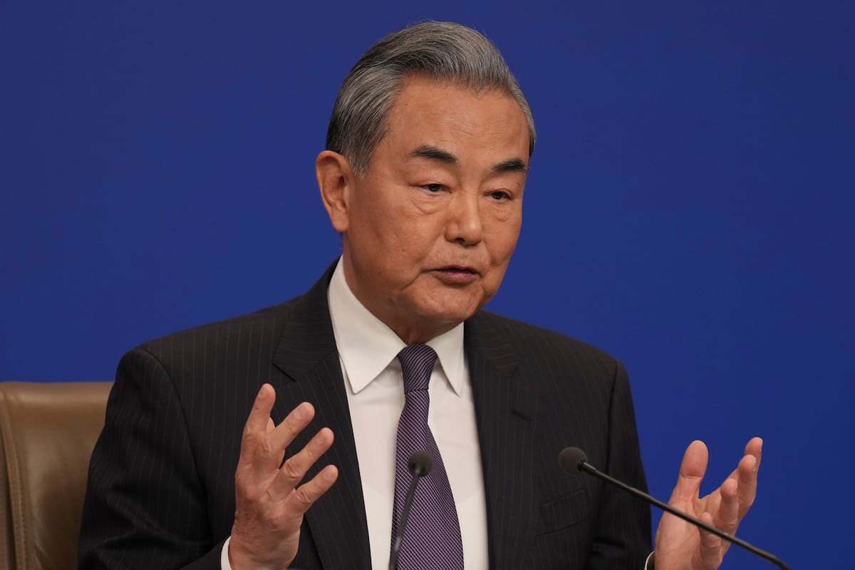 El ministro de Relaciones Exteriores de China, Wang Yi (Archivo)