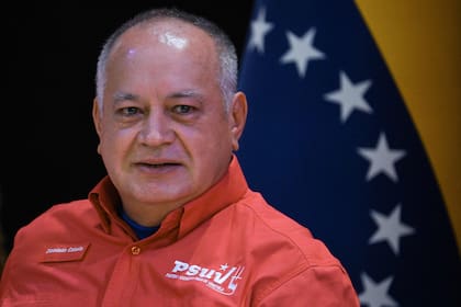 El ministro de Relaciones Interiores, Justicia y Paz de Venezuela, Diosdado Cabello, durante una rueda de prensa el 10 de noviembre de 2025