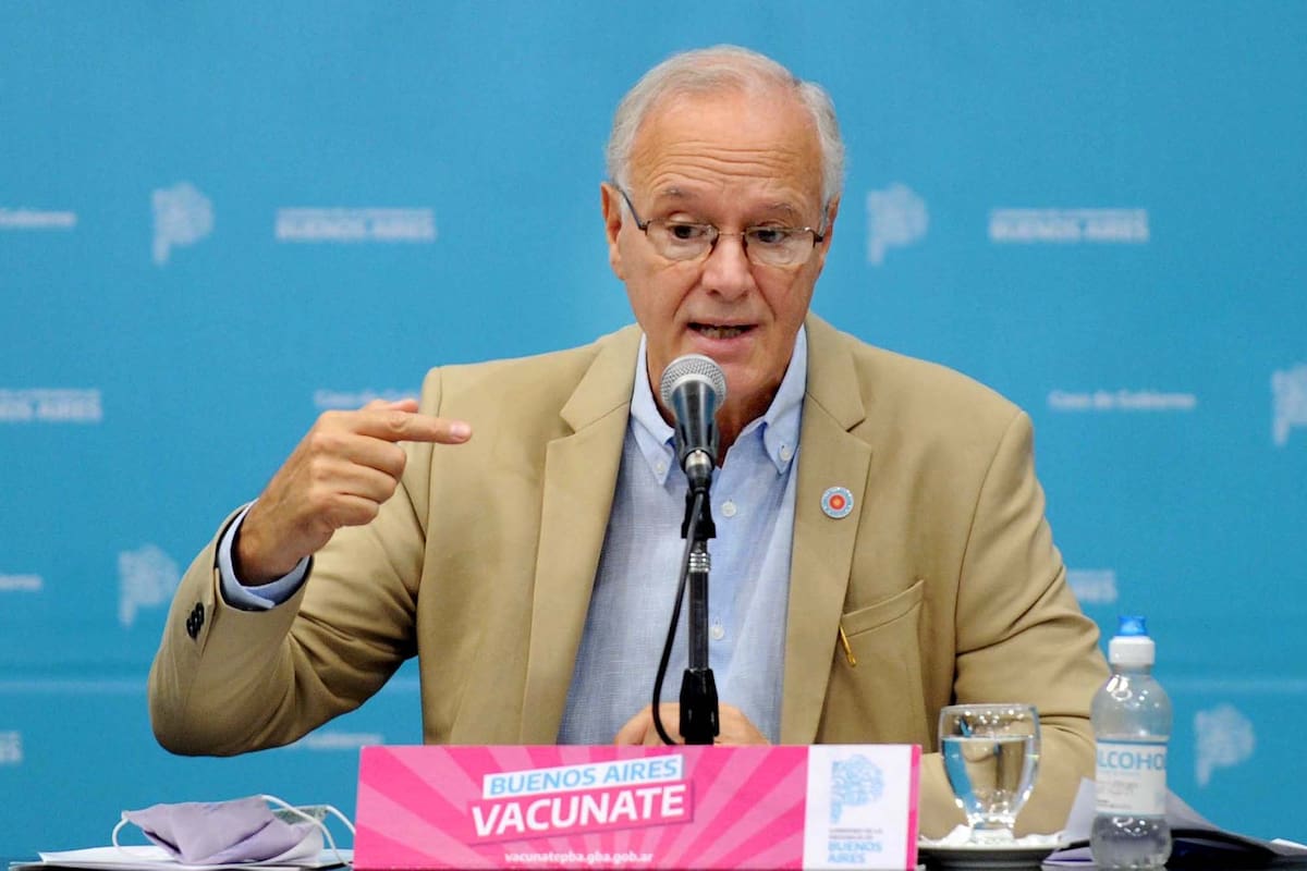 El ministro de Salud bonaerense, Daniel Gollán