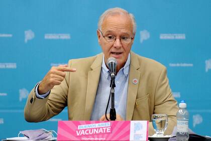 El ministro de Salud bonaerense, Daniel Gollán
