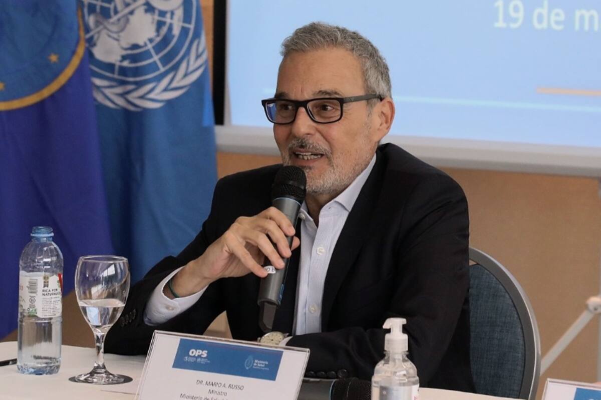 El ministro de Salud de la Nación, Mario Russo.
