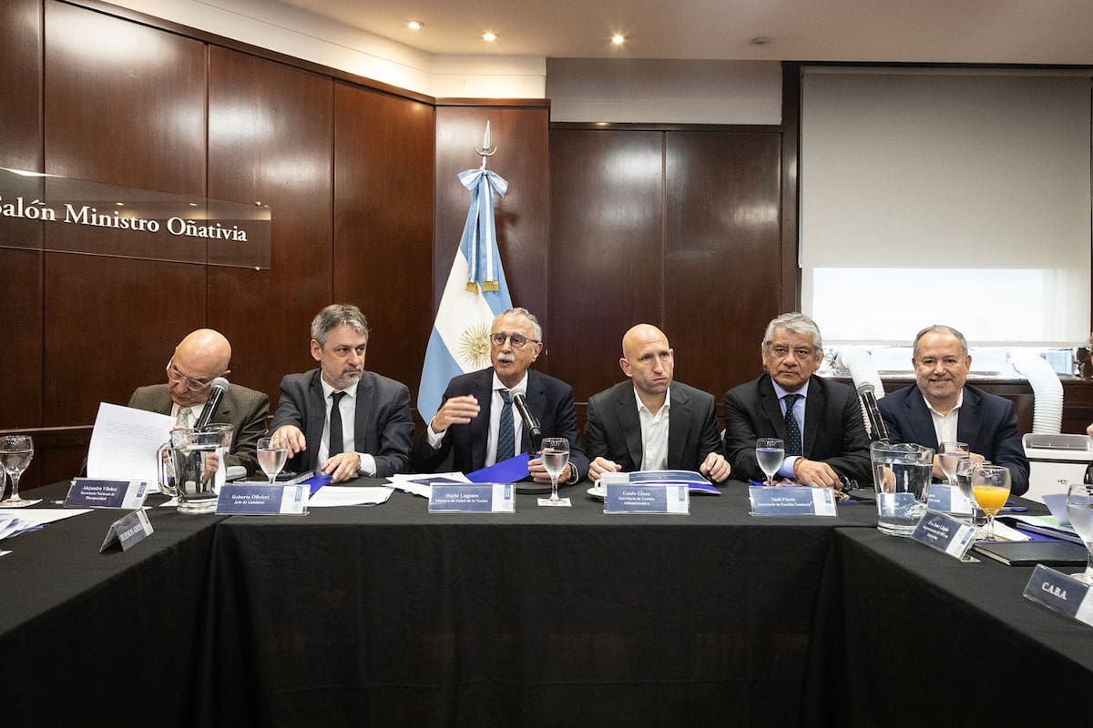 El ministro de Salud, Mario Lugones, compartió el proyecto en el Consejo Federal de Salud (Cofesa)