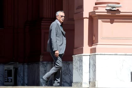 El ministro de Salud, Mario Lugones, en la Casa Rosada